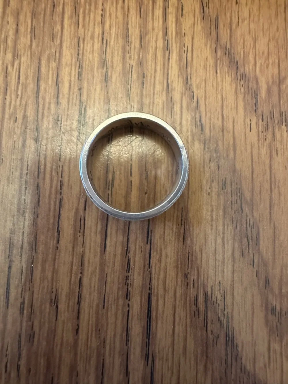 Silver Heartbeat Pattern Stainless Steel Ring - Unbranded